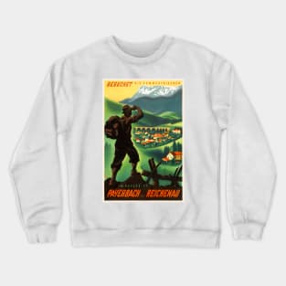 Payerbach Reichenau Austria Vintage Poster 1938 Crewneck Sweatshirt